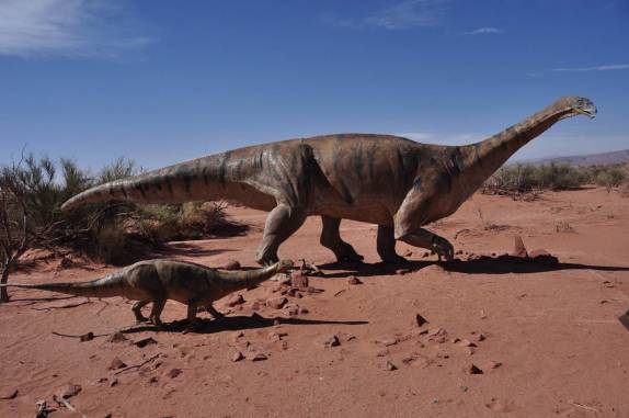 Dinossauros encontrados no Parque Nacional Talampaya, na Argentina